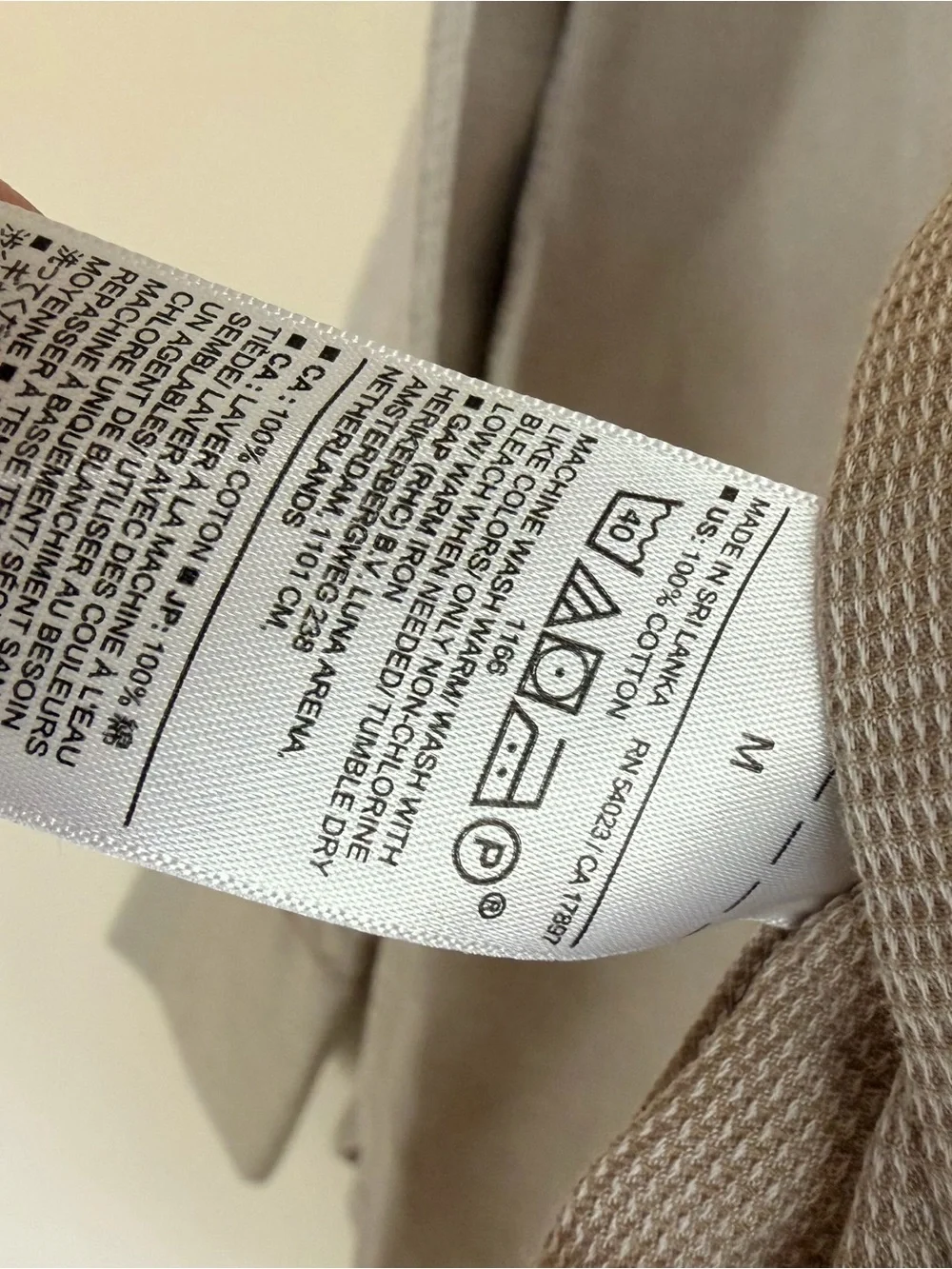 Banana Republic Men's Long-Sleeve Dress Shirt - Light Taupe